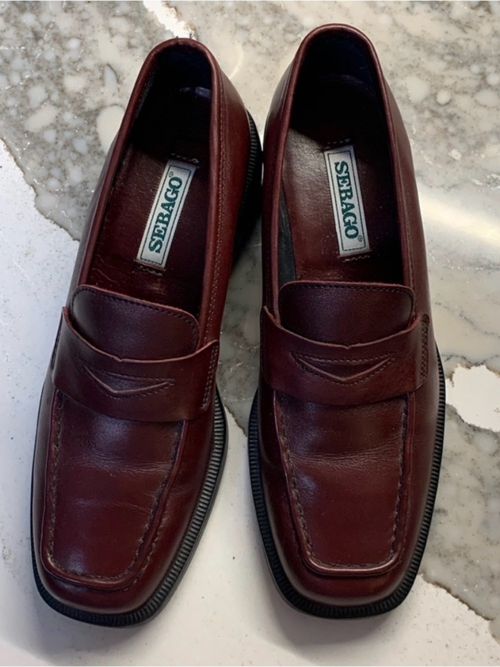 Sebago leather Burgundy Loafers US 7 M